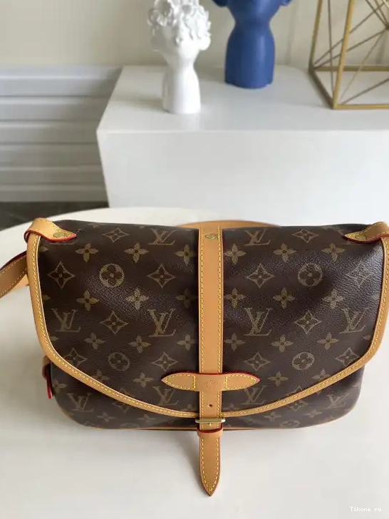 TO Saumur LOUIS bag-28*11*20CM VUITTON 0211