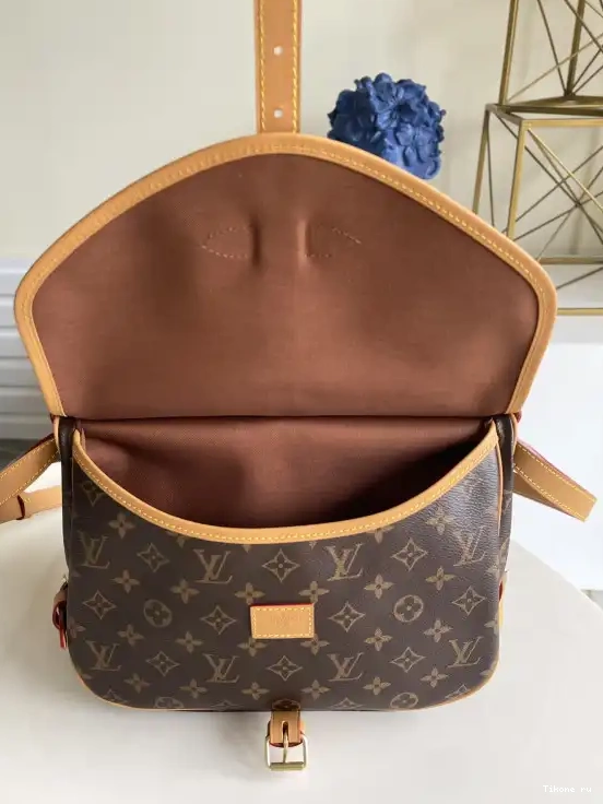 TO Saumur LOUIS bag-28*11*20CM VUITTON 0211