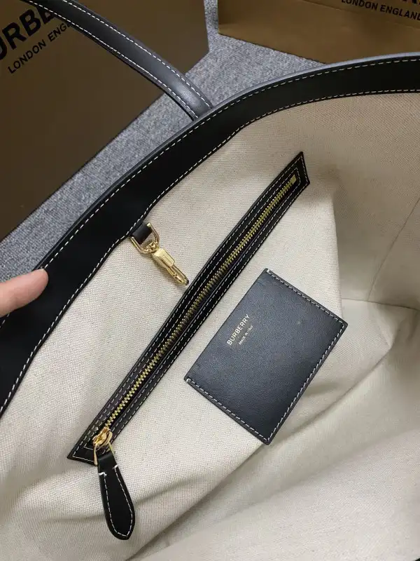 TO BURBERRY Medium Check Tote bag-34*14*28CM 0207